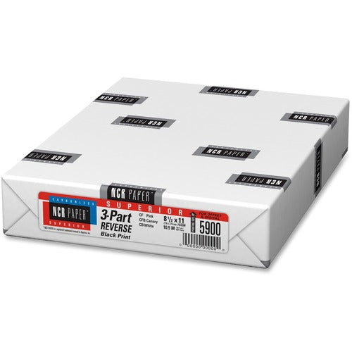 NCR Paper NCR5900 Superior 3-part Reverse Carbonless Paper - Multi