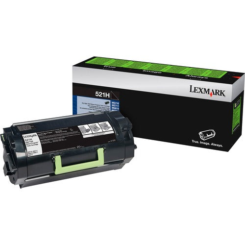 Lexmark LEX52D1H00 521H High Yield Return Program Toner Cartridge - Laser - High Yield - 25000 Page - 1 Each