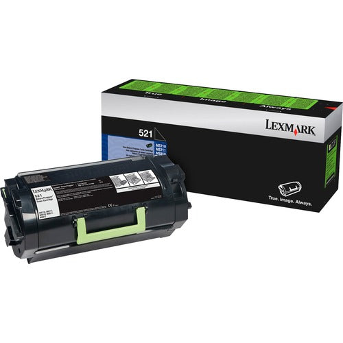 Lexmark LEX52D1000 521 Return Program Toner Cartridge - Laser - Standard Yield - 6000 Page - 1 Each
