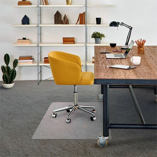 Floortex FLRPF119225EV Phthalate-Free Vinyl Rectangular Chair Mat for Carpets up to 1/4" - 36" x 48"