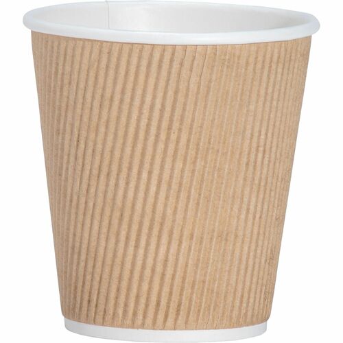 Genuine Joe GJO11256 10 oz Rippled Hot Cups