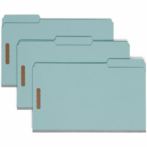 Smead SMD20002 1/3 Tab Cut Legal Recycled Fastener Folder