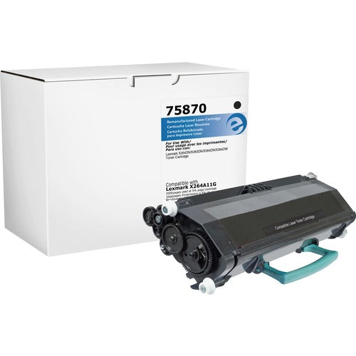 Elite Image ELI75870 Remanufactured Toner Cartridge Alternative For Lexmark X264 (X264A11G) - Laser - 3500 Page - 1 Each