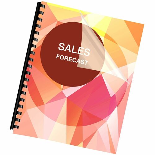 Fellowes FEL5242501 Pet Ultra Clear Binding Covers, 5Mil - Letter, 100 Pack - 11" Height X 8.5" Width - 5 Mil Thickness - Clear - Polyethylene Terephthalate (Pet), Plastic - 100 / Pack
