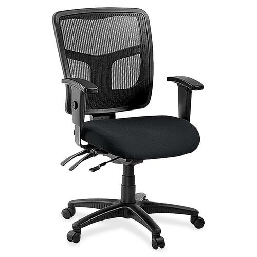 Lorell LLR8620149 ErgoMesh Series Managerial Mesh Mid-Back Chair