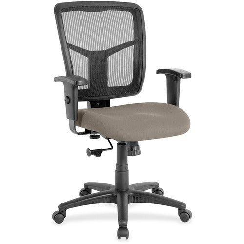 Lorell LLR8620951 Ergomesh Managerial Mesh Mid-back Chair