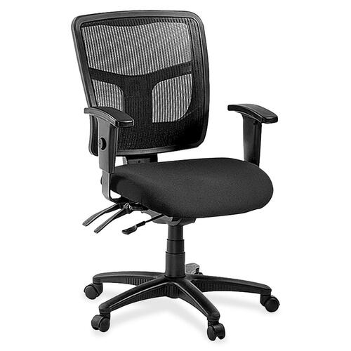 Lorell LLR8620135 ErgoMesh Series Managerial Mesh Mid-Back Chair