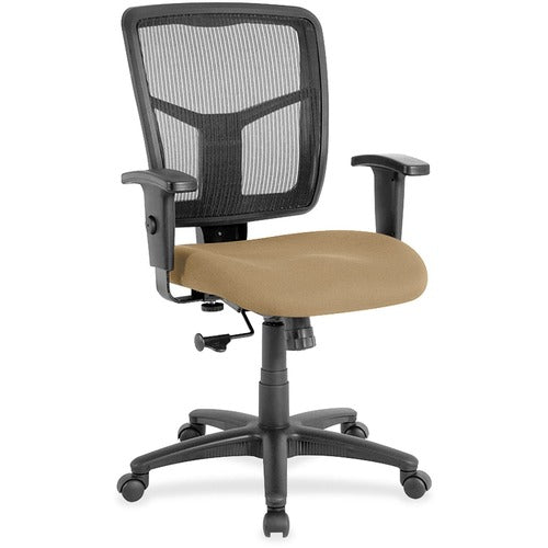 Lorell LLR8620962 Ergomesh Managerial Mesh Mid-back Chair