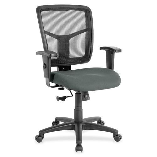 Lorell LLR8620932 Ergomesh Managerial Mesh Mid-back Chair