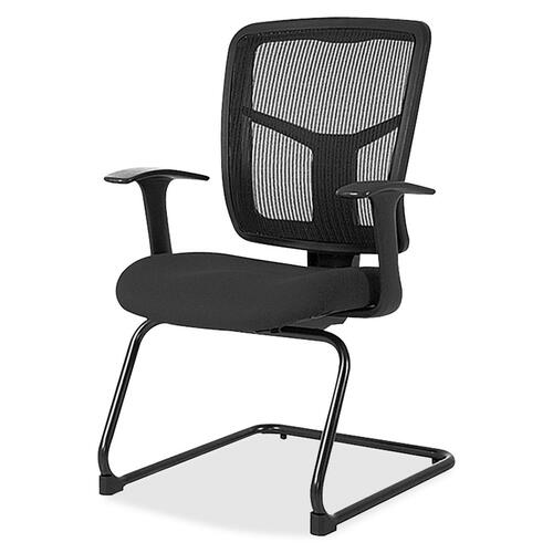 Lorell LLR8620235 ErgoMesh Series Mesh Back Guest Chair with Arms