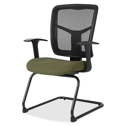 Lorell LLR8620234 ErgoMesh Series Mesh Back Guest Chair with Arms