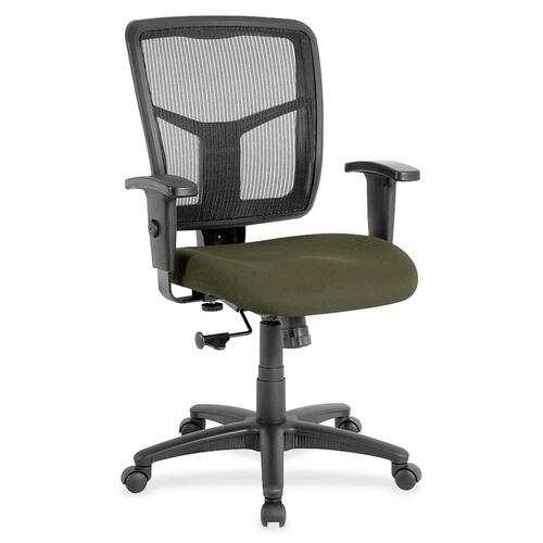 Lorell LLR8620927 Ergomesh Managerial Mesh Mid-back Chair