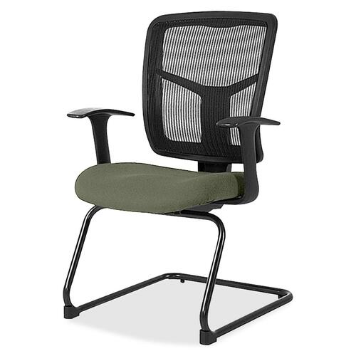 Lorell LLR8620285 ErgoMesh Series Mesh Back Guest Chair with Arms