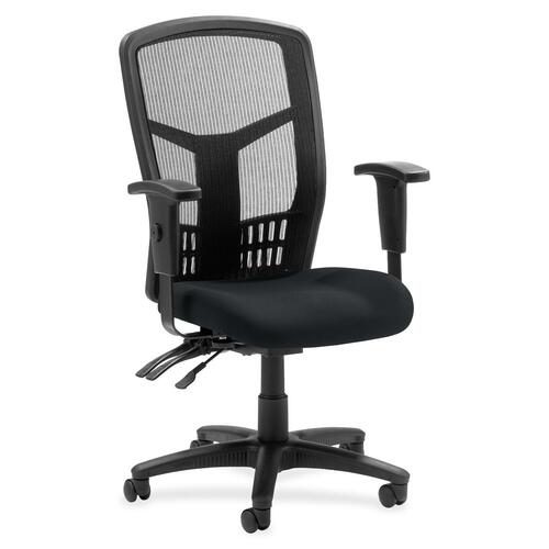 Lorell LLR8620049 Executive High-back Mesh Chair