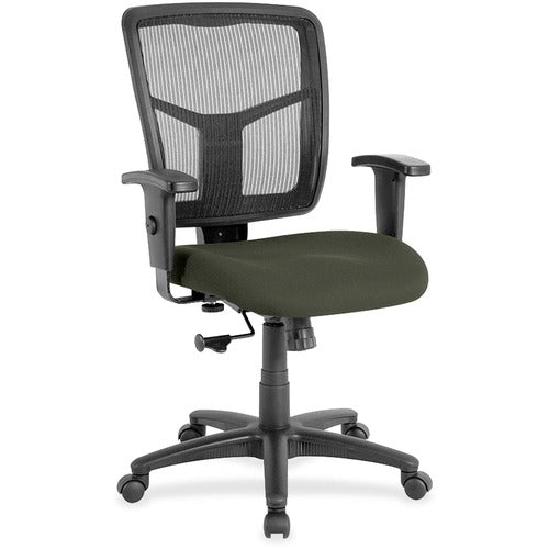 Lorell LLR8620967 Ergomesh Managerial Mesh Mid-back Chair