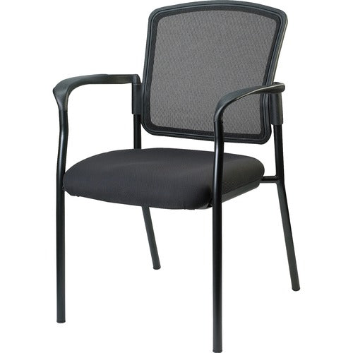 Lorell LLR23100 Mesh Back Stackable Guest Chair