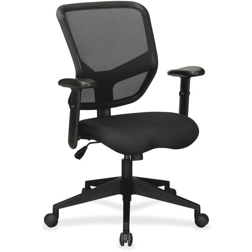 Lorell LLR84565 Executive Mesh Mid-Back Office Chair