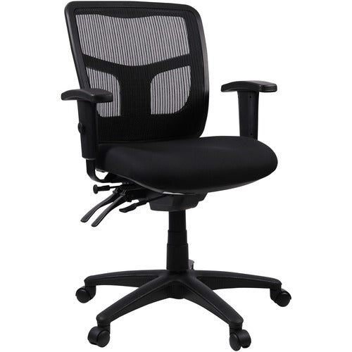 Lorell LLR86802 Ergomesh Swivel Mesh Mid-back Office Chair