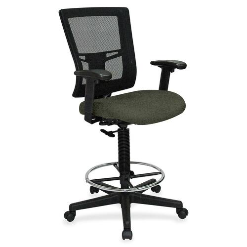 Lorell LLR4310067 Mesh Back Drafting Stool
