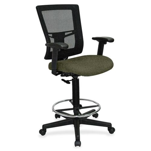 Lorell LLR4310027 Mesh Back Drafting Stool
