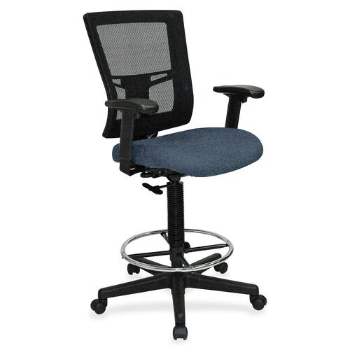Lorell LLR4310084 Mesh Back Drafting Stool