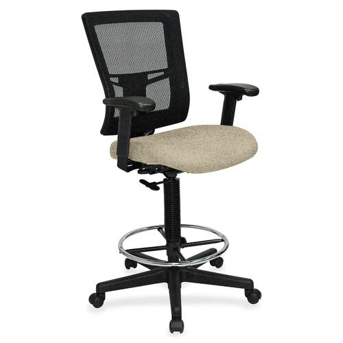 Lorell LLR4310087 Mesh Back Drafting Stool