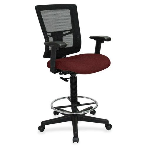 Lorell LLR4310044 Mesh Back Drafting Stool