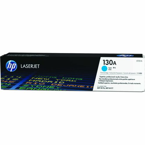 HP HEWCF351A 130A Original Laser Toner Cartridge - Cyan - 1 Each