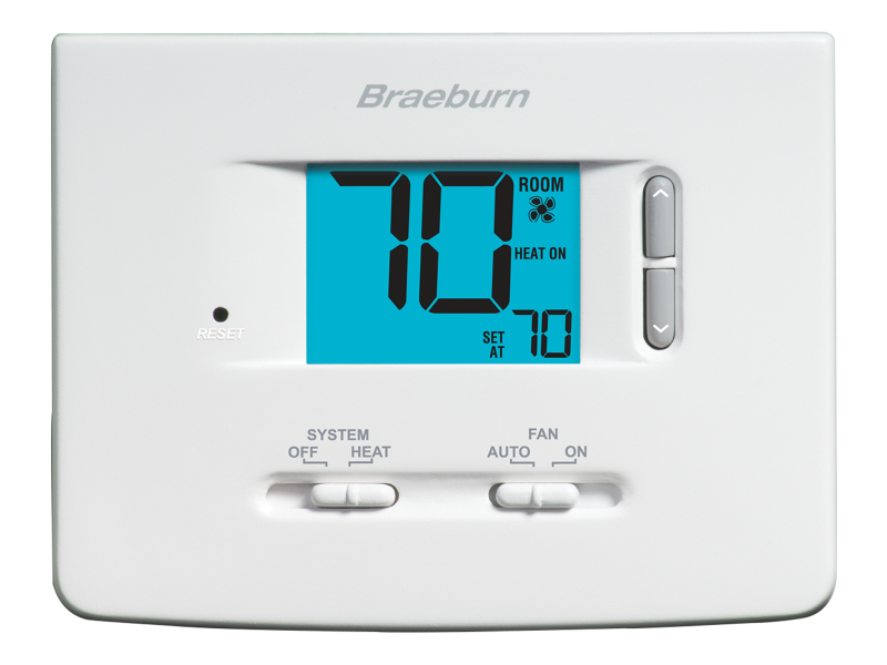 Braeburn 1025NC Non-Programmable Heat Only