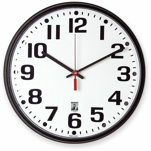 SKILCRAFT® NSN5573148 Self-Set Wall Clock