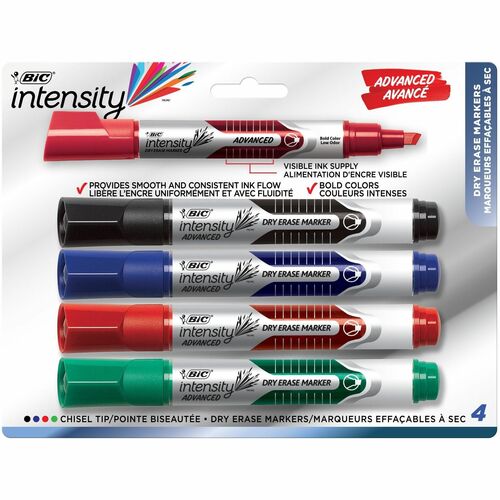 BIC BICGELITP41AST Intensity Dry Erase Marker