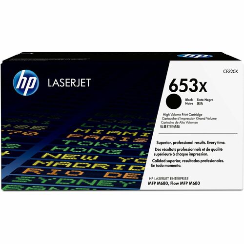 HP HEWCF320X 653X (CF320X) Original High Yield Laser Toner Cartridge - Single Pack - Black - 1 Each