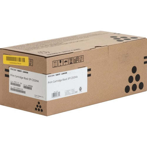 Ricoh RIC407653 SP C252HA Original Laser Toner Cartridge - Black - 1 Each