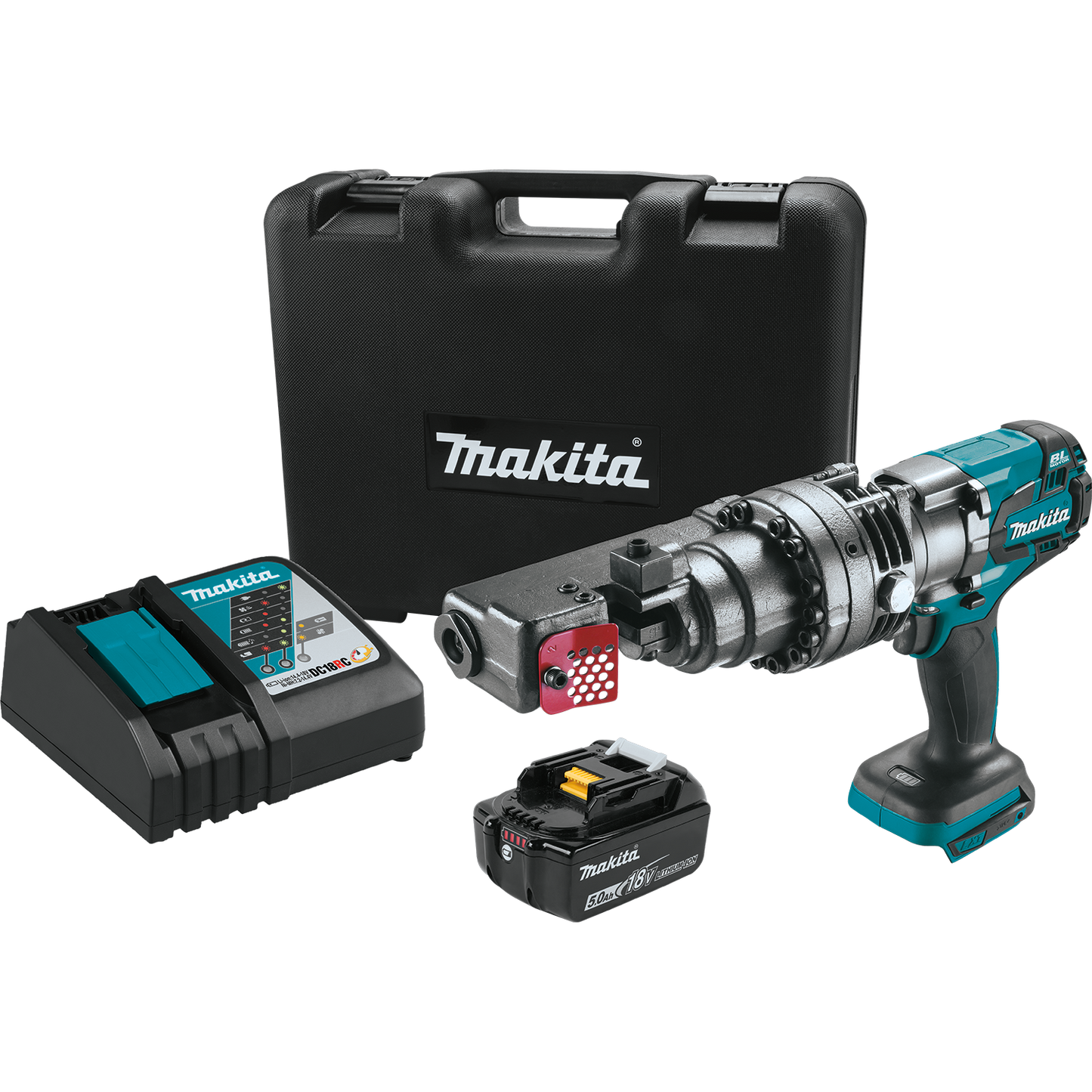 Makita XCS04T1 18V LXT® Lithium‘Ion Brushless Cordless Rebar Cutter Kit (5.0Ah)