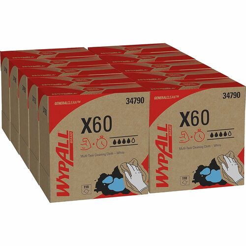 Wypall KCC34790CT GeneralClean X60 Multi-Task Cleaning Cloths - Pop-Up Box