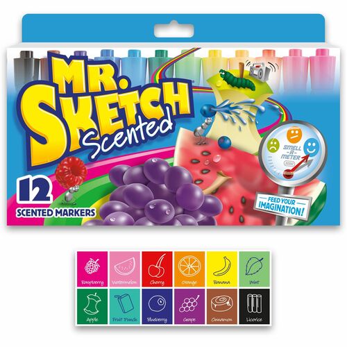Mr. Sketch SAN1905069A Scented Watercolor Markers