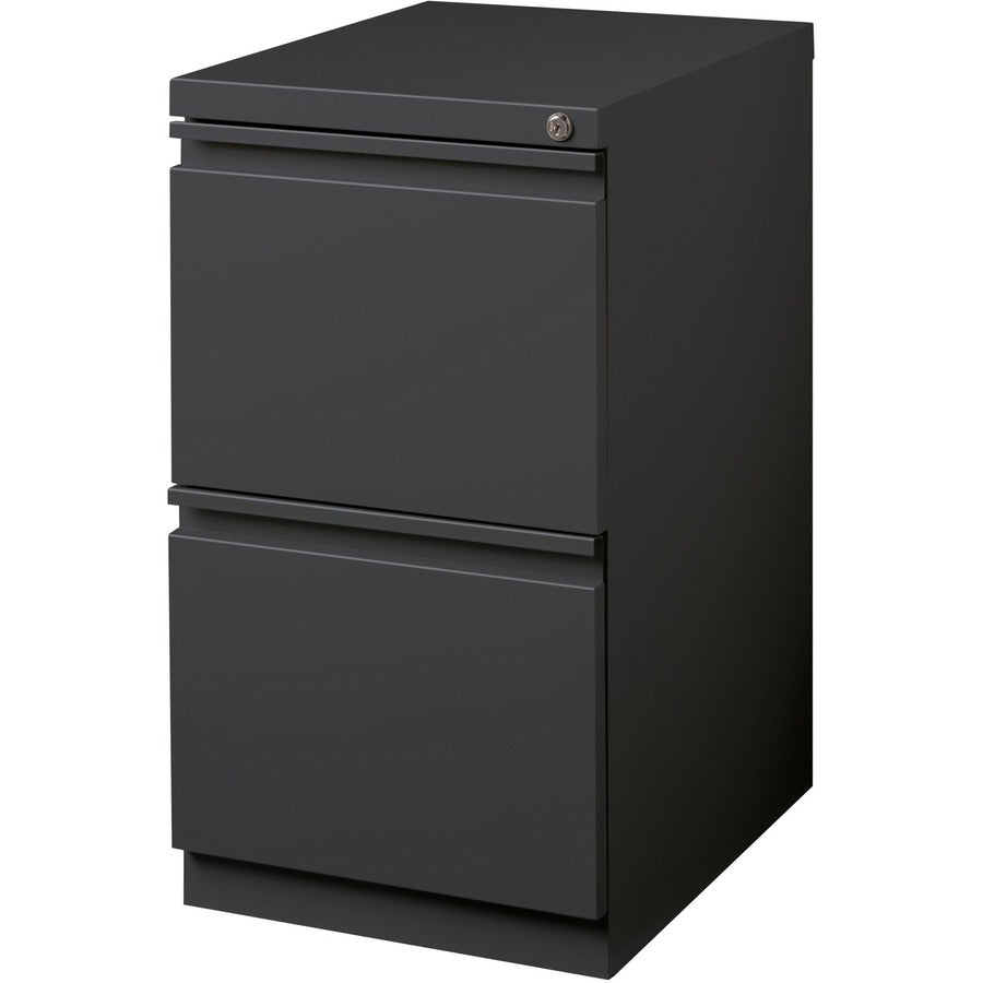 Lorell LLR66910 20" File/File Mobile File Cabinet with Full-Width Pull
