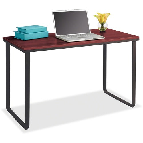 Safco SAF1943CYBL Steel Workstation - Rectangle Top - U-Shaped Base - 47.25" Table Top Width X 24" Table Top Depth X 0.75" Table Top Thickness - Assembly Required - Wood, Steel, Fiberboard