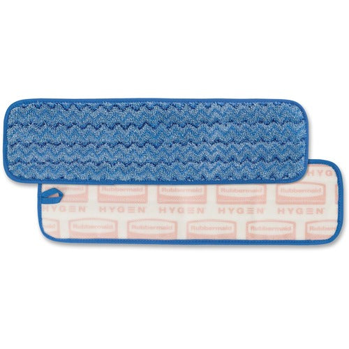 Rubbermaid Commercial RCPQ410BL Hygen 18" Microfiber Wet Pad