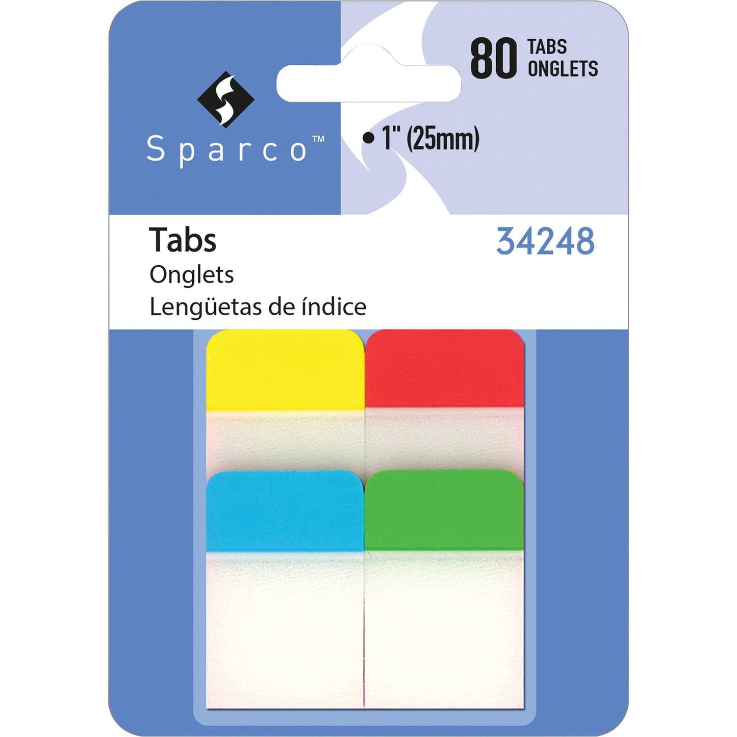 Sparco SPR34248 1" Durable Tabs