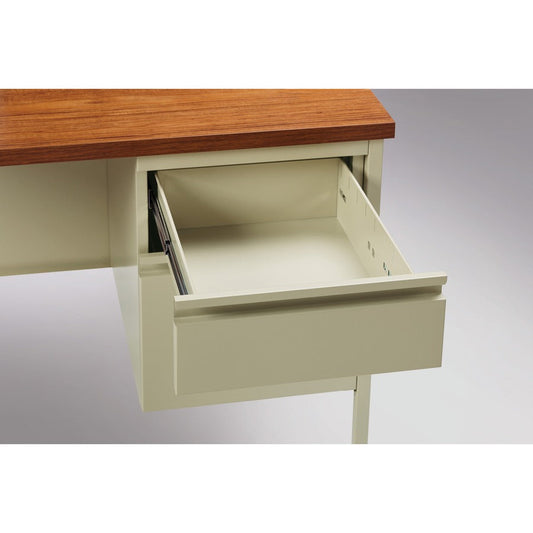 Lorell LLR60920 Fortress Series Right-Pedestal Return