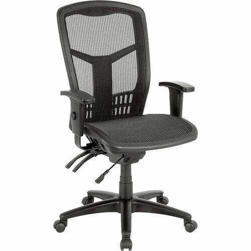 Lorell LLR86905 Executive Mesh High-Back Swivel Office Chair