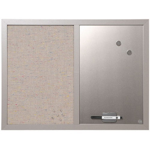 MasterVision BVCMX04331608 MV Fabric/Dry-erase Bulletin Board
