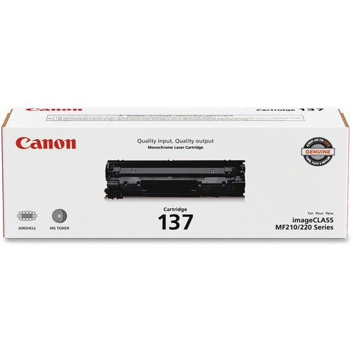 Canon CNMCARTRIDGE137 Cartridge 137 Original Laser Toner Cartridge - Black - 1 Each