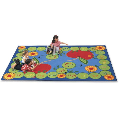 Carpets for Kids® CPT2201 Premium ABC Rectangle Caterpillar Rug