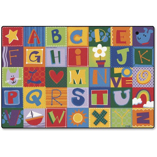 Carpets for Kids® CPT3801 KIDSoft Toddler Alphabet Blocks Rug