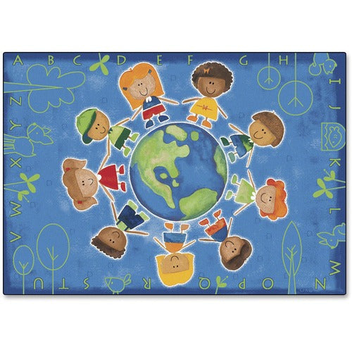 Carpets for Kids® CPT4415 Premium Give The Planet A Hug Rug