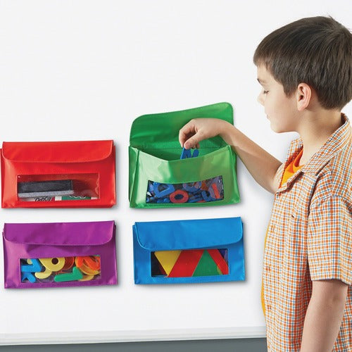 Learning Resources LRNLER6447 Magnetic Storage Pocket Set