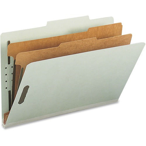 Nature Saver NAT39951 K-Style Fastnr Recy. Prssbrd Folders-Legal-8 1/2" X 14" Sheet Size-6 X Prong K Style Fastener(S)-1" Fastener Capacity For Divider,2" Fastener Capacity For Folder-2/5 Tab Cut-2 Divider(S)-25 Pt. Folder Thickness