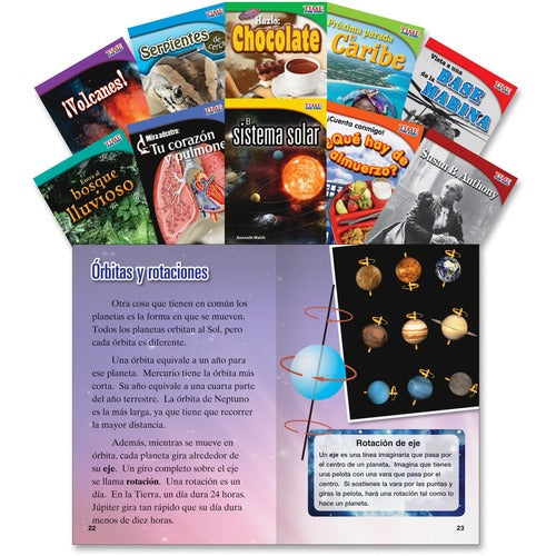 Shell Education SHL16106 TFK 2nd-grade Spanish 10-Book Set 3 Printed Book